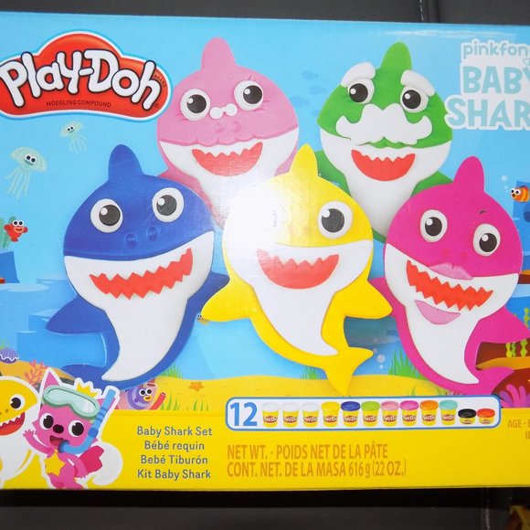 Play-Doh Pinkfong Baby Shark Set NEW - Picture 1 of 3